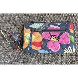 Vera‎ Bradley Wallet Jazzy Blooms Double Zip